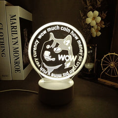 3D Room Desk Night Light